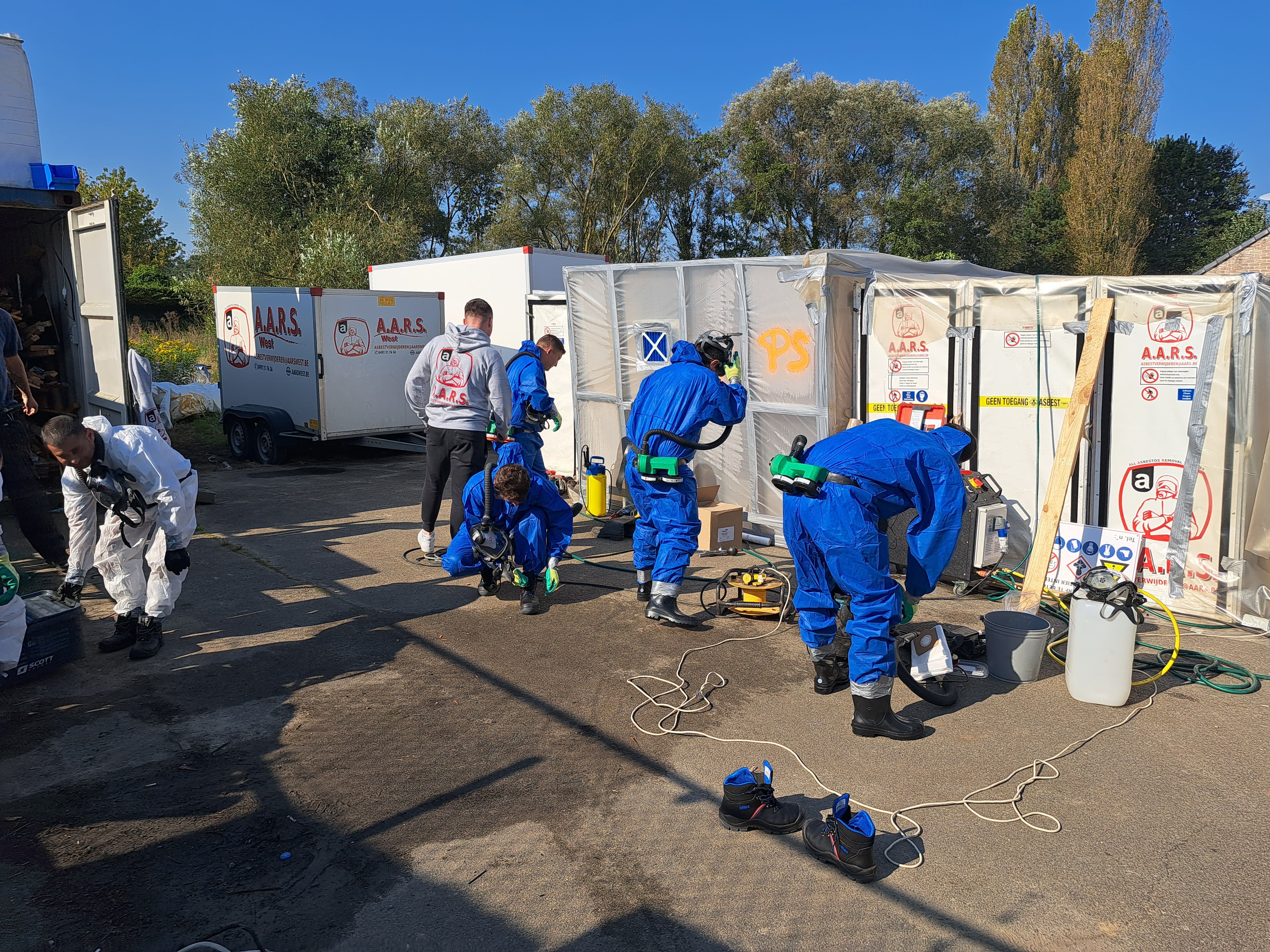 Werken en opruimen A.A.R.S. 3